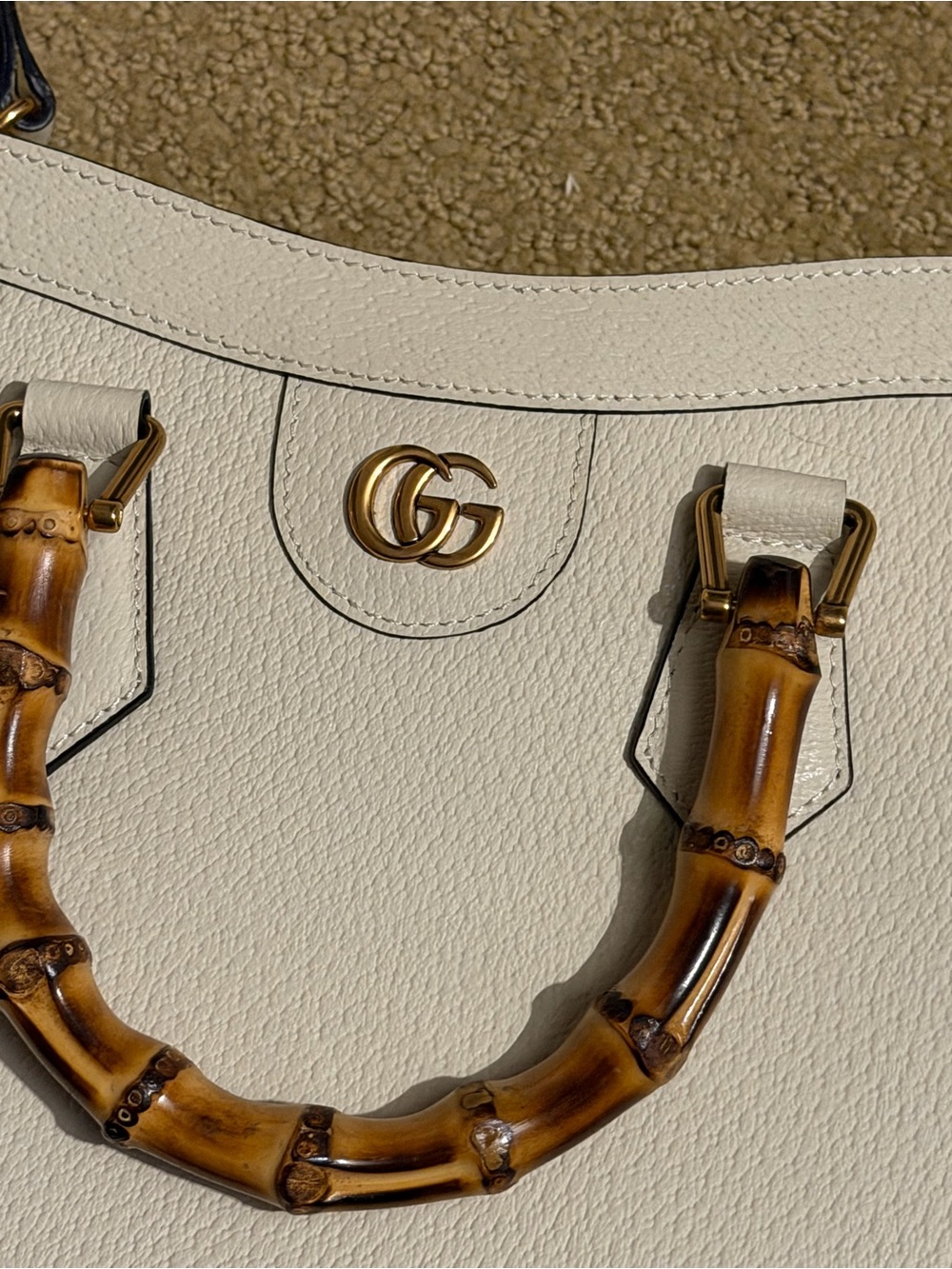 Gucci Diana Medium Calfskin Bamboo Satchel - Picture 8 of 10
